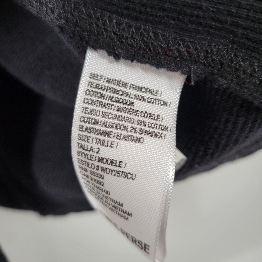 James Perse Black Single Button Collared Knit Bla… - image 3